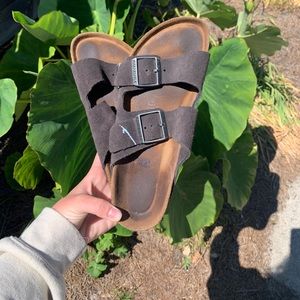 Brown Birkenstocks